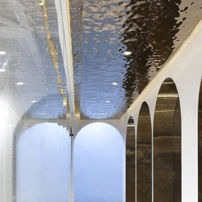 吊顶镜面水波纹板